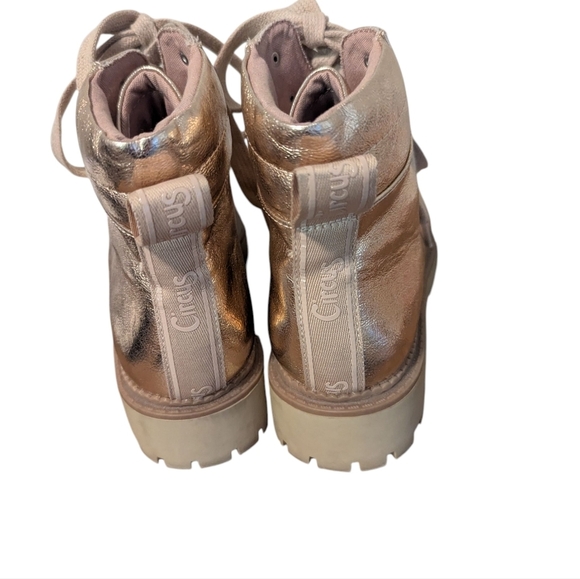 Circus,Sam Edelman,Kinsley Rose Gold Ankle Boots for Women,Size 8.5 - Picture 4 of 5